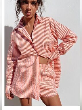 Striped Orange Set